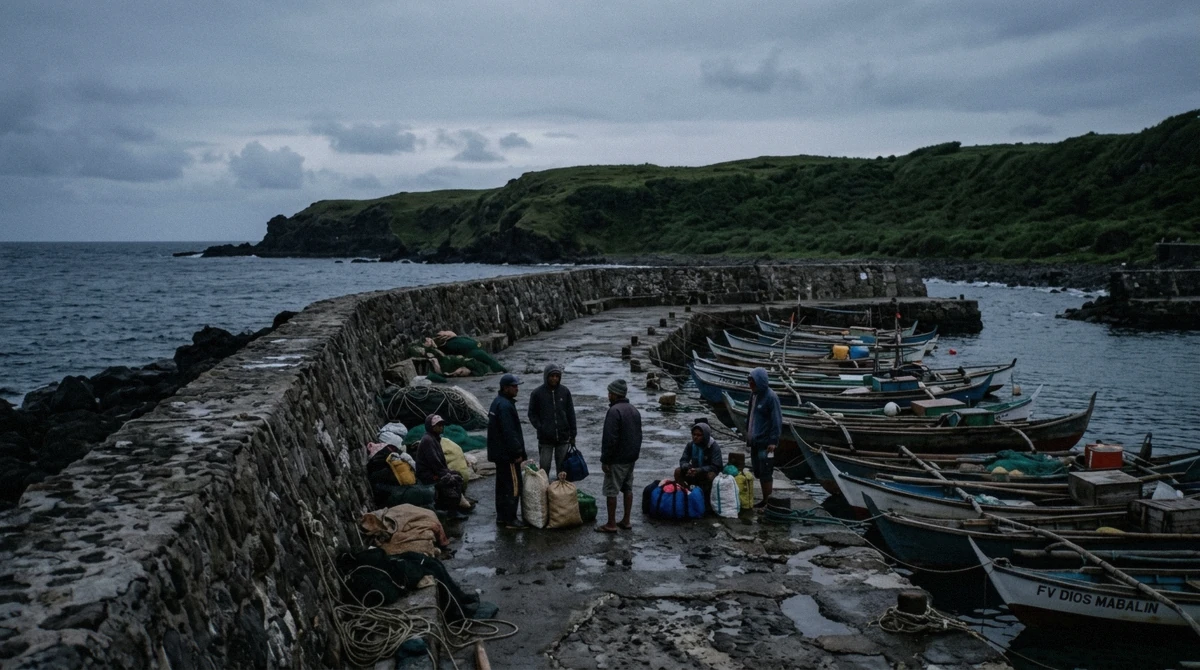 Ivana Port before dawn, where the PHP 100 LEAH fee is collected on top of the Batanes tourist registration fee